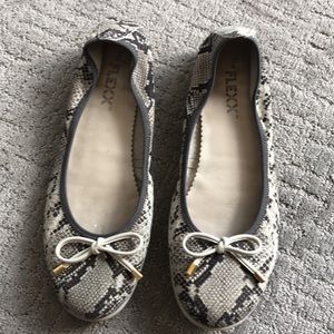 The Flexx Snake Print Flats